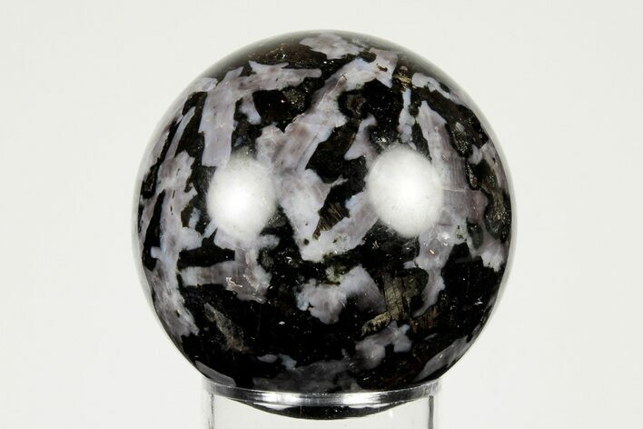 Polished, Indigo Gabbro Sphere - Madagascar #196175